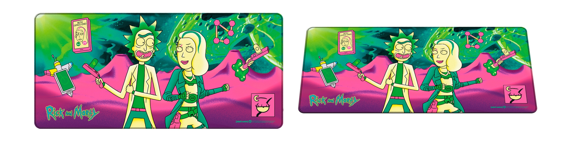  Rick and Morty: Space Beth Adventure Mousepad, XL