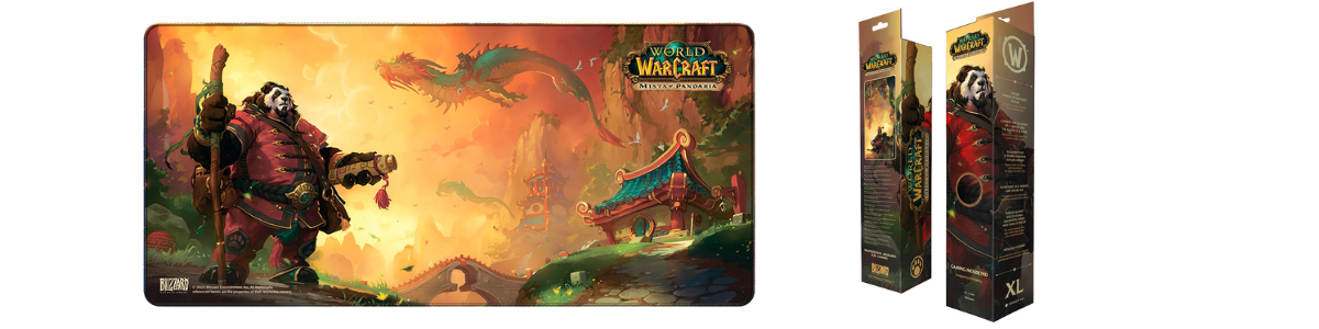 World of  Warcraft: Pandaren With Lanterns, Mousepad, XL